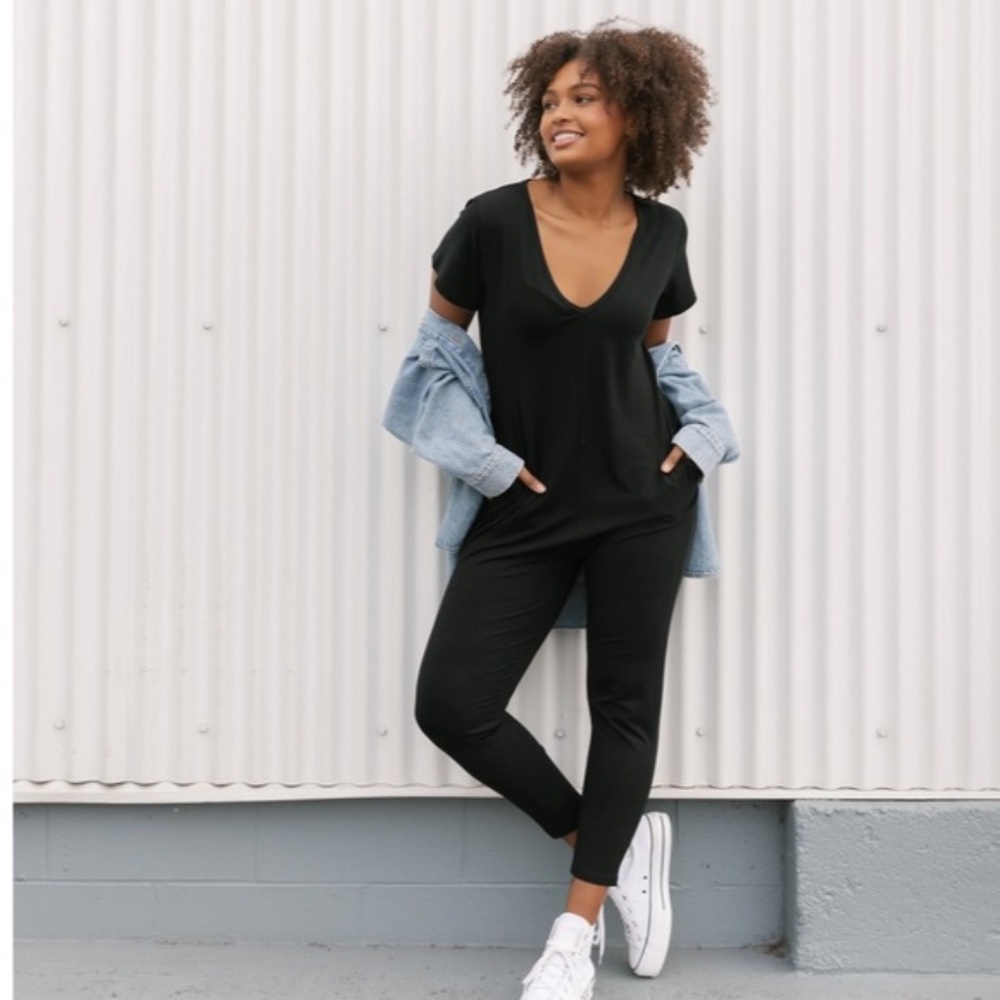 SMASH + TESS Sunday Romper in Midnight Black Size S